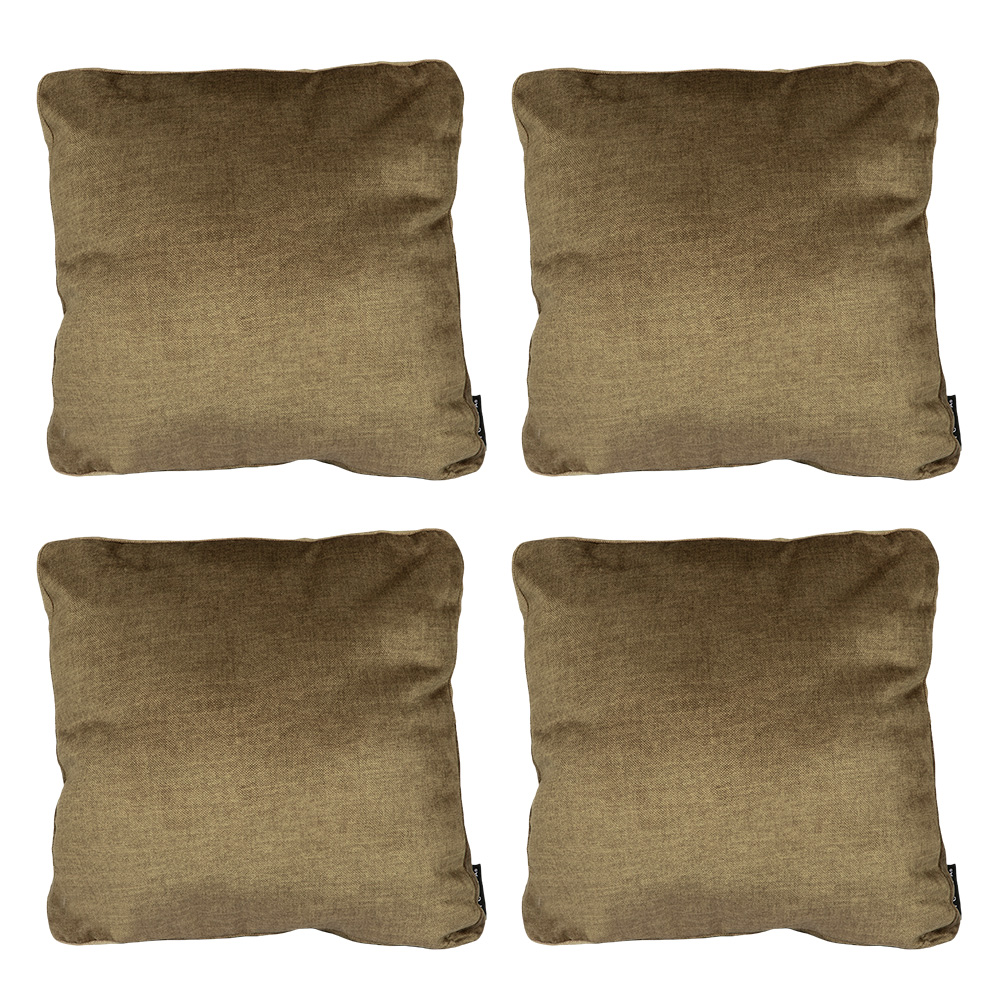 Set De 4 Cojines Decorativos Dicasa Color Verde