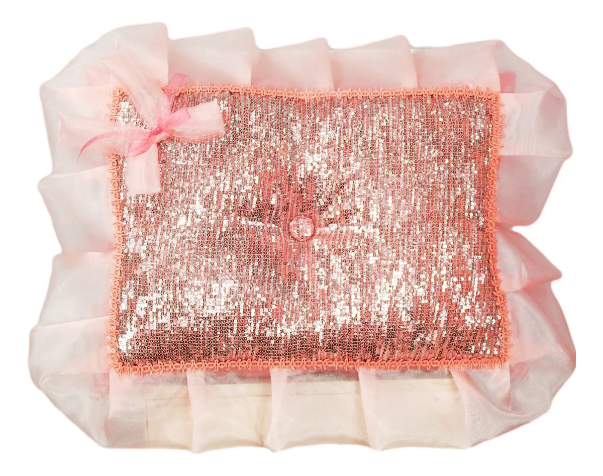 Cojin Fino Recuerdo 15 Años Palo De Rosa + Incluye Caja Jv