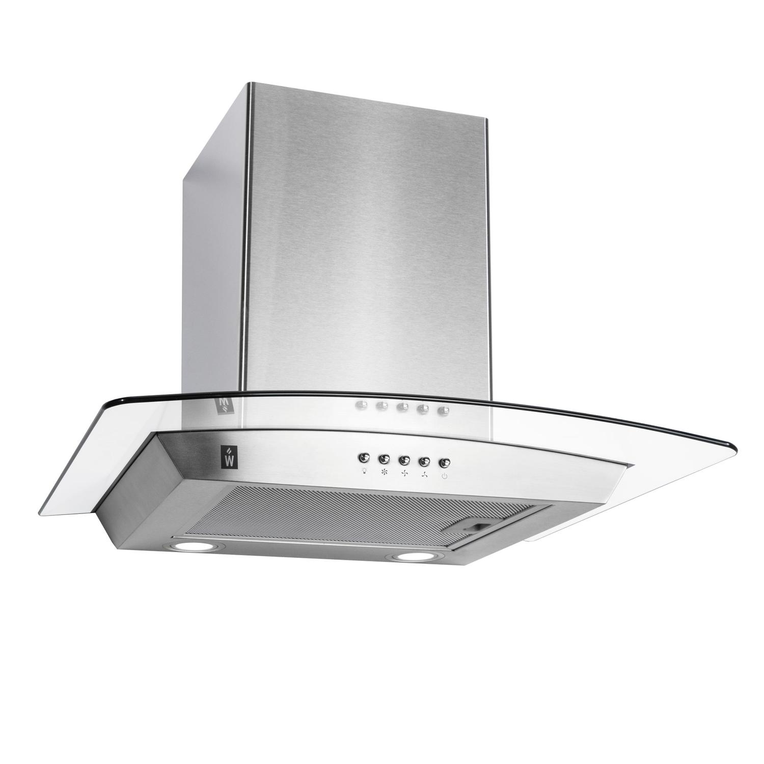 Foto 2 pulgar | Campana Extractora Cocina Wonder Cook Vidrio Templado Acero Inoxidable