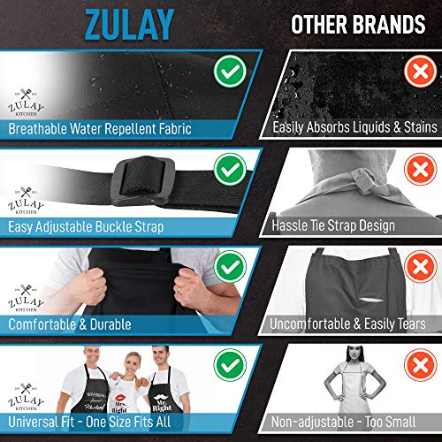 Foto 4 pulgar | Delantal de Cocina Zulay Kitchen 2 Piezas Ajustables - Venta Internacional