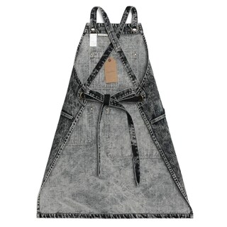 Foto 4 | Delantal De Estilista Jeanerlor De Mezclilla Negra Con Bolsillos Para Mujer - Venta Internacional.