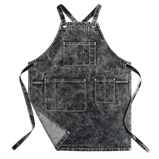 Foto 5 | Delantal De Estilista Jeanerlor De Mezclilla Negra Con Bolsillos Para Mujer - Venta Internacional.