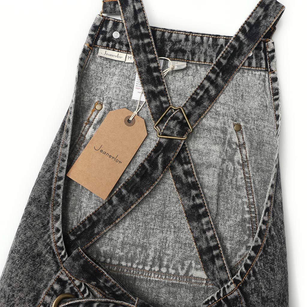 Foto 7 pulgar | Delantal Jeanerlor De Mezclilla Con Bolsillos Para Estilista, Color Negro - Venta Internacional.
