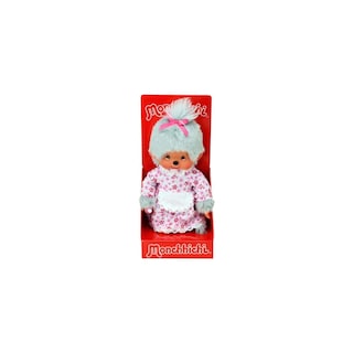 Foto 2 | Peluche Bandai Monchhichi Mamie Granny 20 Cm De Pelo Blanco - Venta Internacional.
