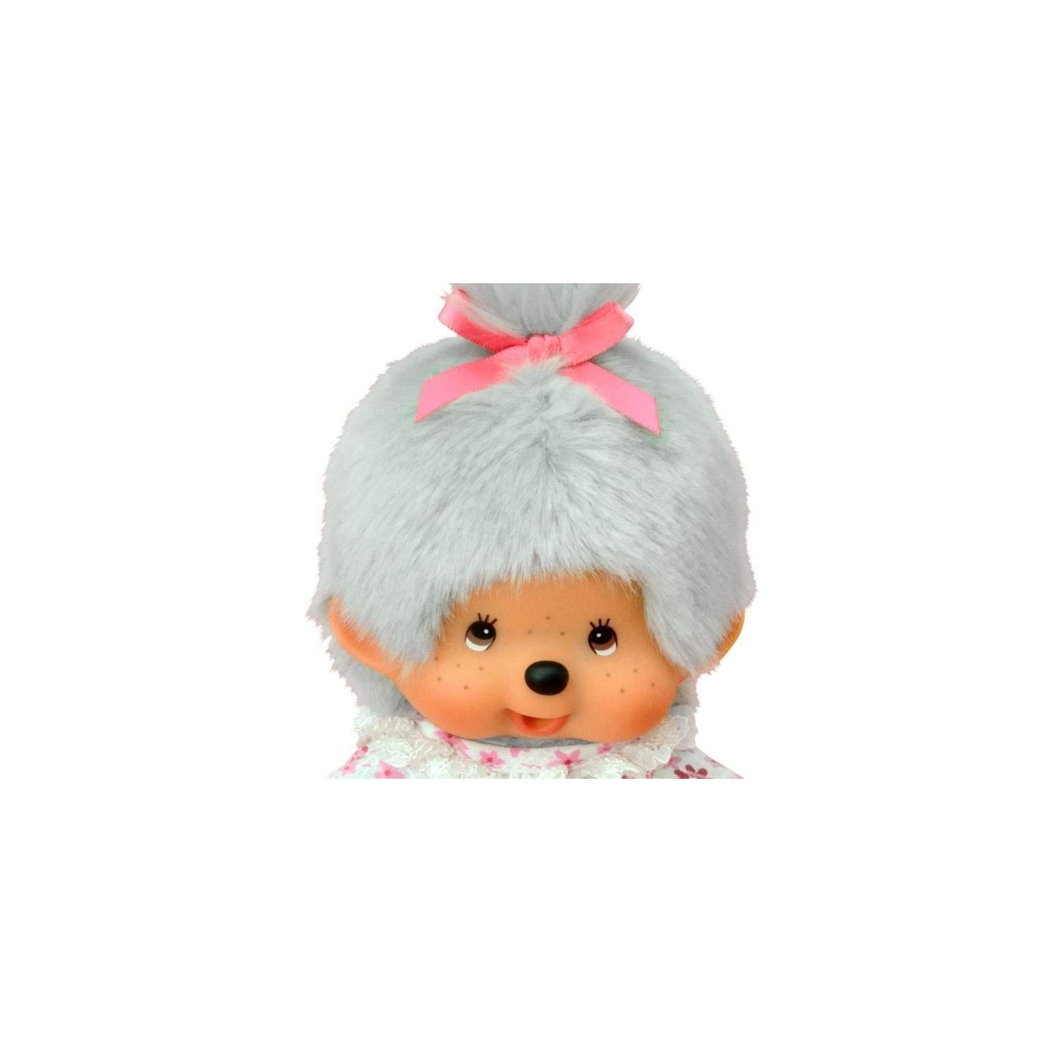 Foto 4 pulgar | Peluche Bandai Monchhichi Mamie Granny 20 Cm De Pelo Blanco - Venta Internacional.