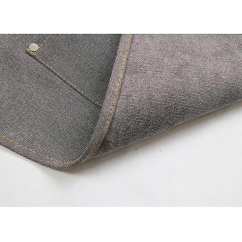 Foto 4 | Delantal Huoguo De Mezclilla Impermeable Coreano Con Logotipo Personalizado Unisex - Venta Internacional.