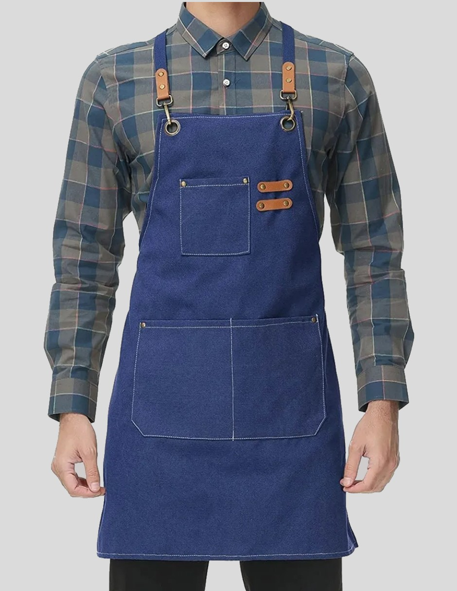 Foto 4 pulgar | Delantal Cocina Delantal Parrillero Delantal Impermeable+regalo Termo De Agua Güish
