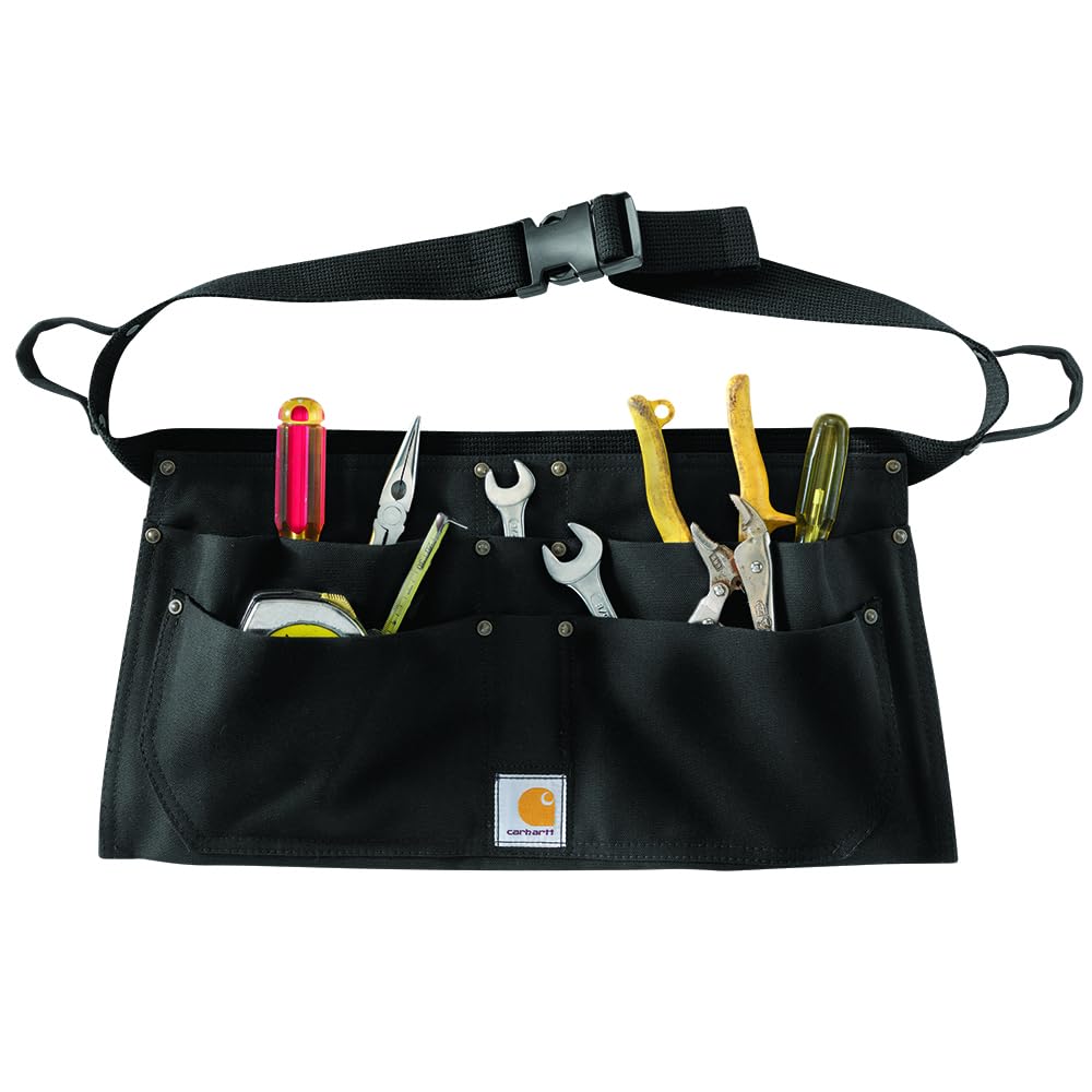 Foto 2 | Delantal De Cintura Carhartt Firm Duck Para Hombre, Color Negro, Talla M - Venta Internacional.
