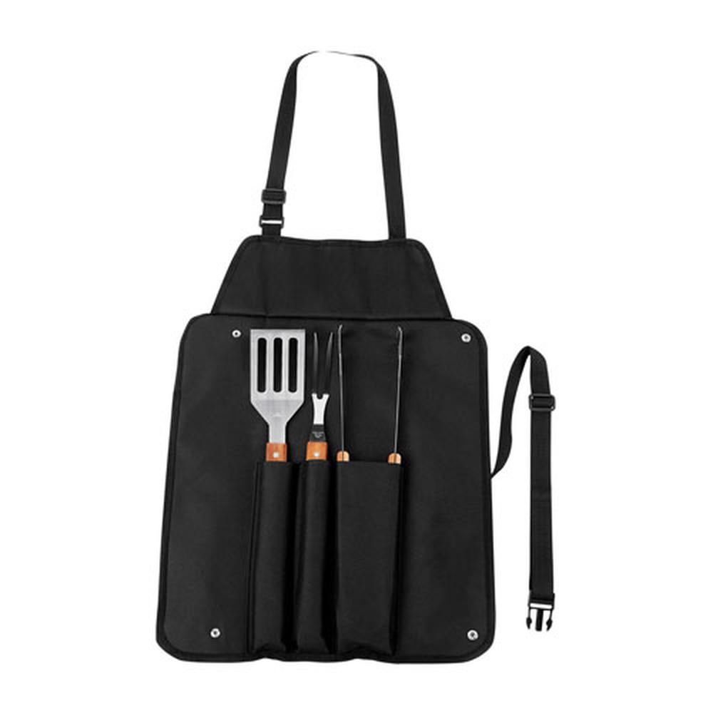 Foto 3 | Delantal Parrillero Con Utensilios  Promocional  Personalizable - Taroudant
