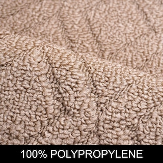 Foto 2 | Alfombra De Cocina Cosy Homeer 122 X 51 Cm/76 X 51 Cm, Color Beige, 2 Unidades - Venta Internacional.