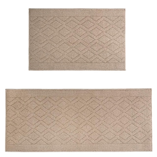 Foto 4 | Alfombra De Cocina Cosy Homeer 122 X 51 Cm/76 X 51 Cm, Color Beige, 2 Unidades - Venta Internacional.