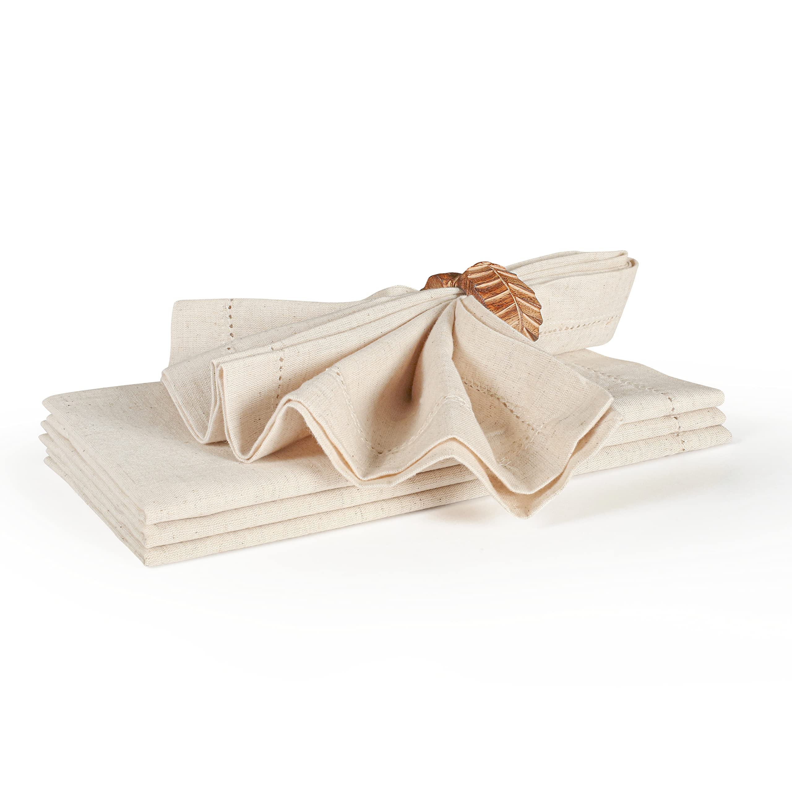 Foto 1 | Servilletas De Tela Ramanta Home, Algodón Y Lino, 20 X 20 Cm, 4 Unidades - Venta Internacional.