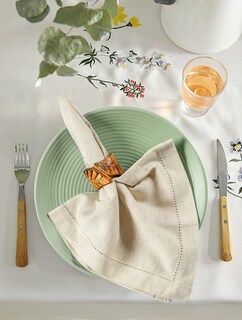 Foto 7 | Servilletas De Tela Ramanta Home, Lino Y Lino, 45 X 45 Cm, 12 Unidades - Venta Internacional.