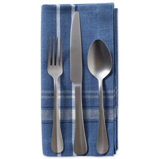 Foto 3 | Juego De Servilletas Dii French Stripe Para Mesa, 100% Algodón, 20 X 20 Cm, Color Azul - Venta Internacional.