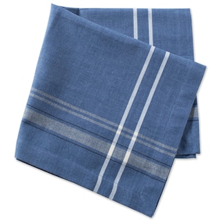 Foto 4 | Juego De Servilletas Dii French Stripe Para Mesa, 100% Algodón, 20 X 20 Cm, Color Azul - Venta Internacional.