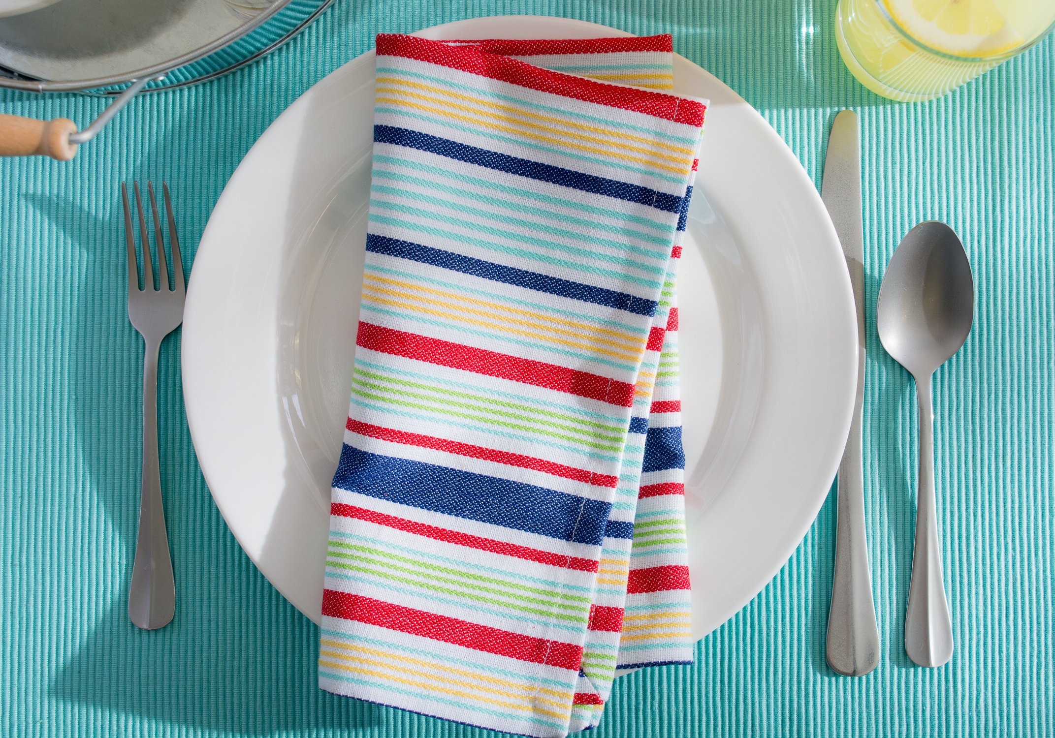 Foto 7 | Juego De Servilletas Dii De Algodón, Lavable A Máquina Todos Los Días, 20 X 20 Cm, 4 Unidades - Venta Internacional.