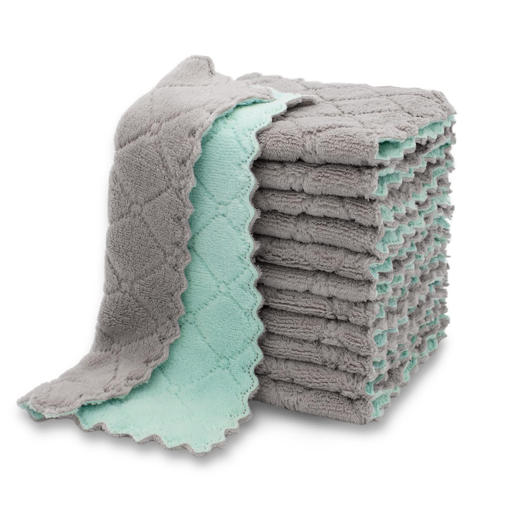 Paños De Cocina Kimteny Premium Coral Velvet, Paquete De 12 - Venta Internacional. $340