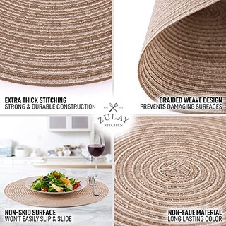Foto 5 | Manteles Individuales de 15 Pulgadas para Mesa de Comedor - Venta Internacional