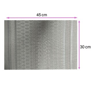 Foto 2 | Manteles Individuales para Mesa Kyuden Home 4 Piezas Gris