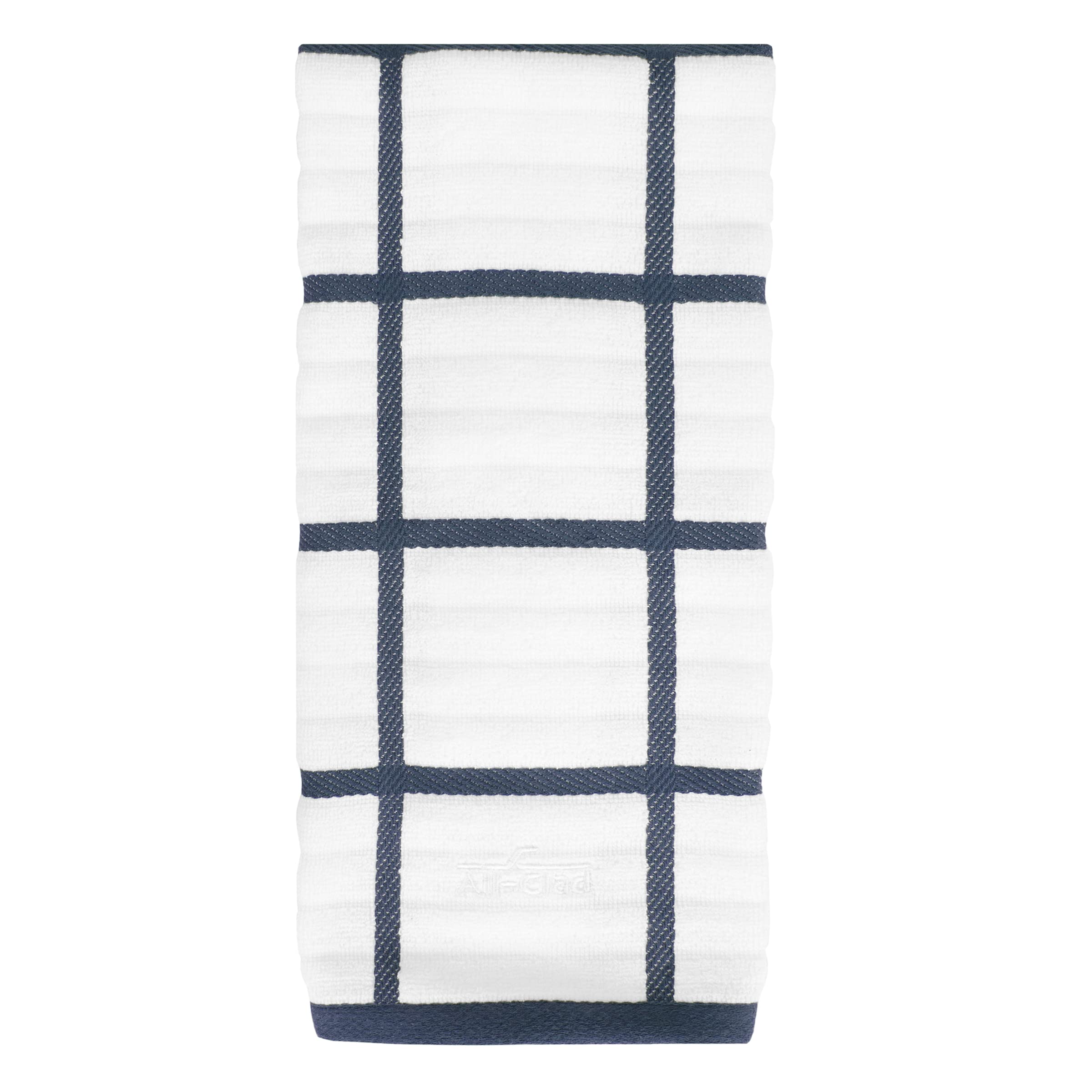 Toalla De Cocina Totalmente Revestida A Cuadros, 100% Algodón Índigo, Paquete De 1 - Venta Internacional. $445