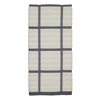 Foto 1 | Toalla De Cocina Totalmente Revestida A Cuadros, 100% Algodón, 17 X 30 Cm, Peltre - Venta Internacional.