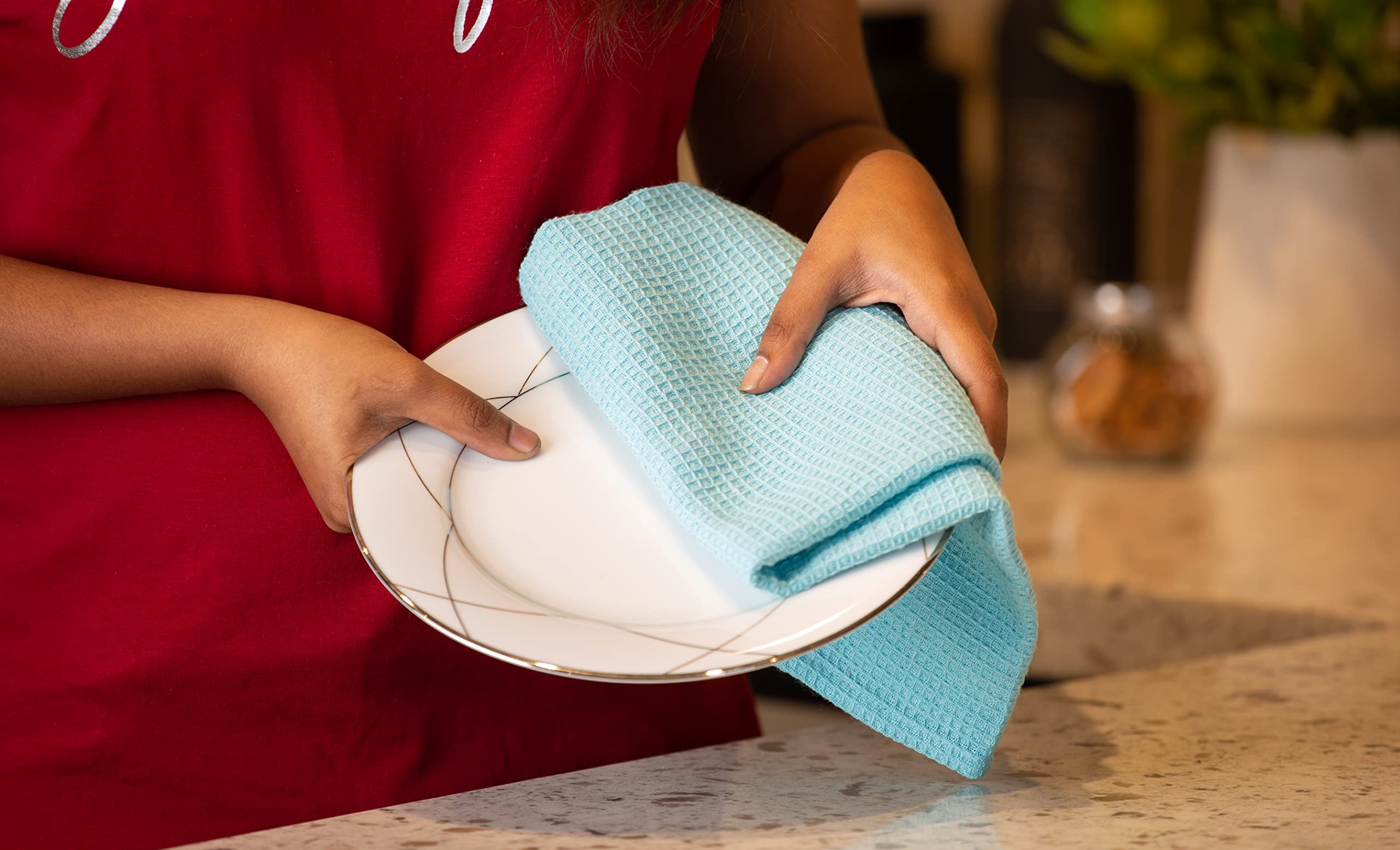 Foto 5 | Juego De Paños De Cocina Lane Linen, Paquete De 6 Paños De Cocina De Algodón - Venta Internacional.