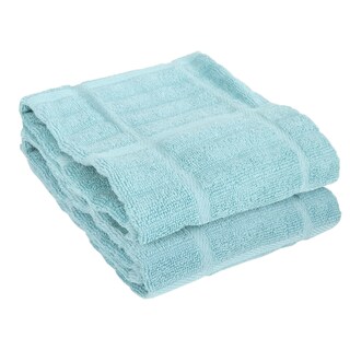 Foto 1 | Paños de Cocina Lisos de Algodón 100% Revestidos muy Absorbentes Paquete de 2 - Venta Internacional