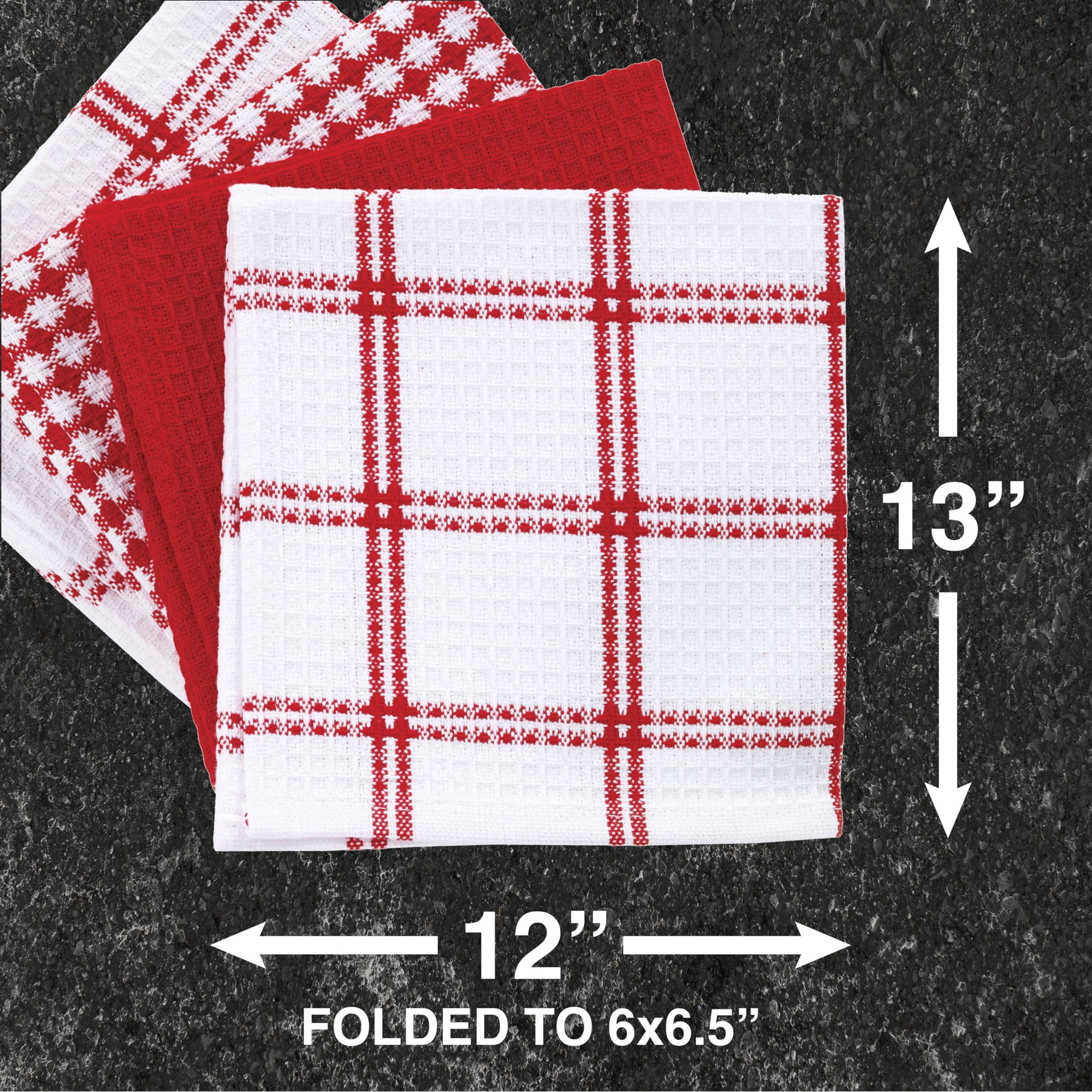 Foto 6 pulgar | Paños De Cocina T-fal Premium Waffle 100% Algodón, 30 X 33 Cm (paquete De 8) - Venta Internacional.