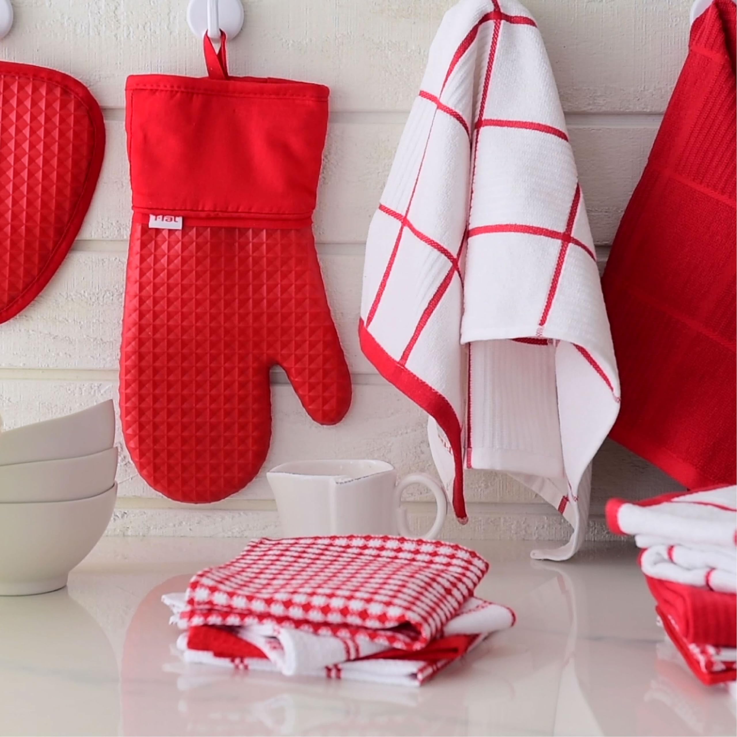Foto 7 pulgar | Paños De Cocina T-fal Premium Waffle 100% Algodón, 30 X 33 Cm (paquete De 8) - Venta Internacional.