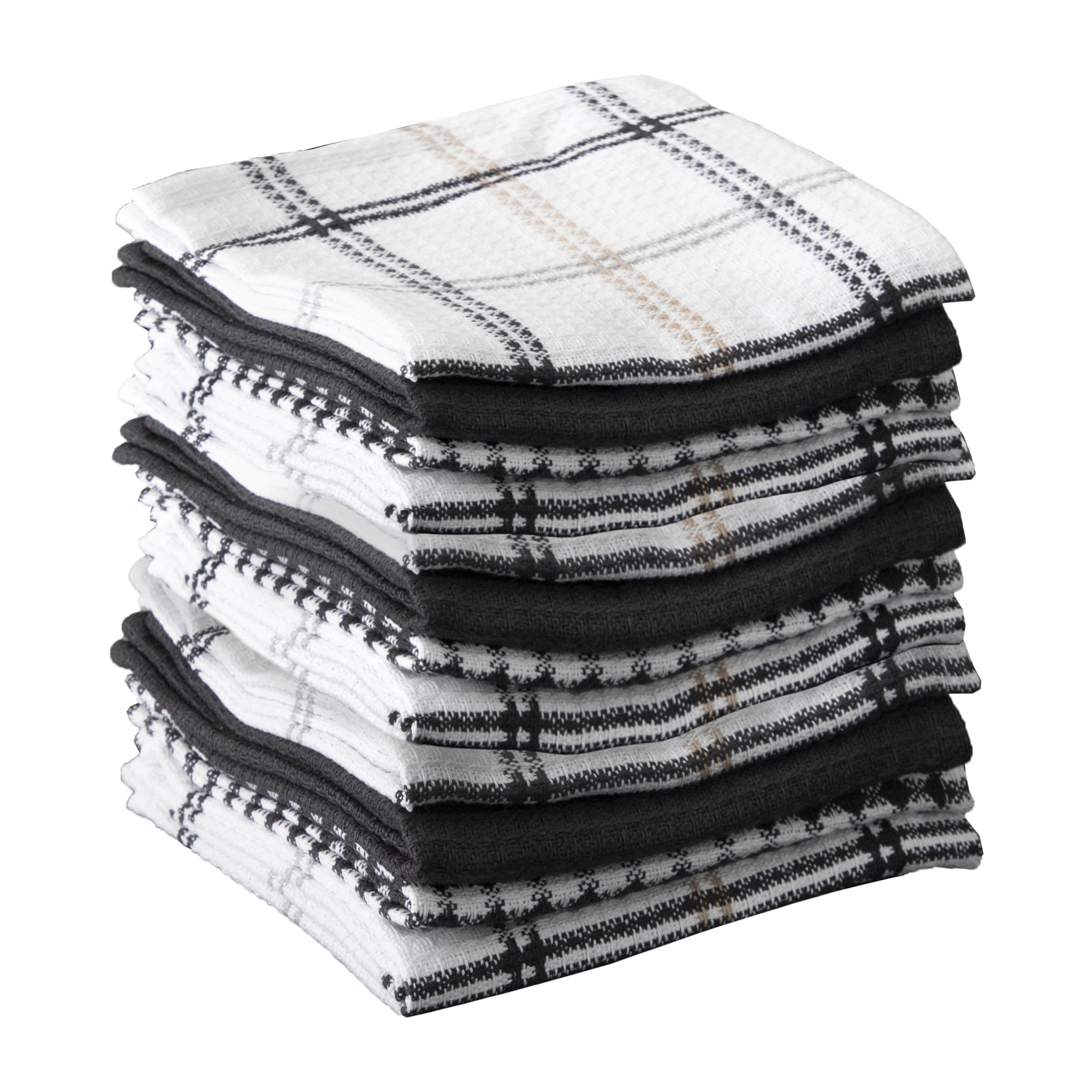 Foto 2 pulgar | Paños De Cocina T-fal Premium Waffle 100% Algodón, 30 X 33 Cm (paquete De 12) - Venta Internacional.