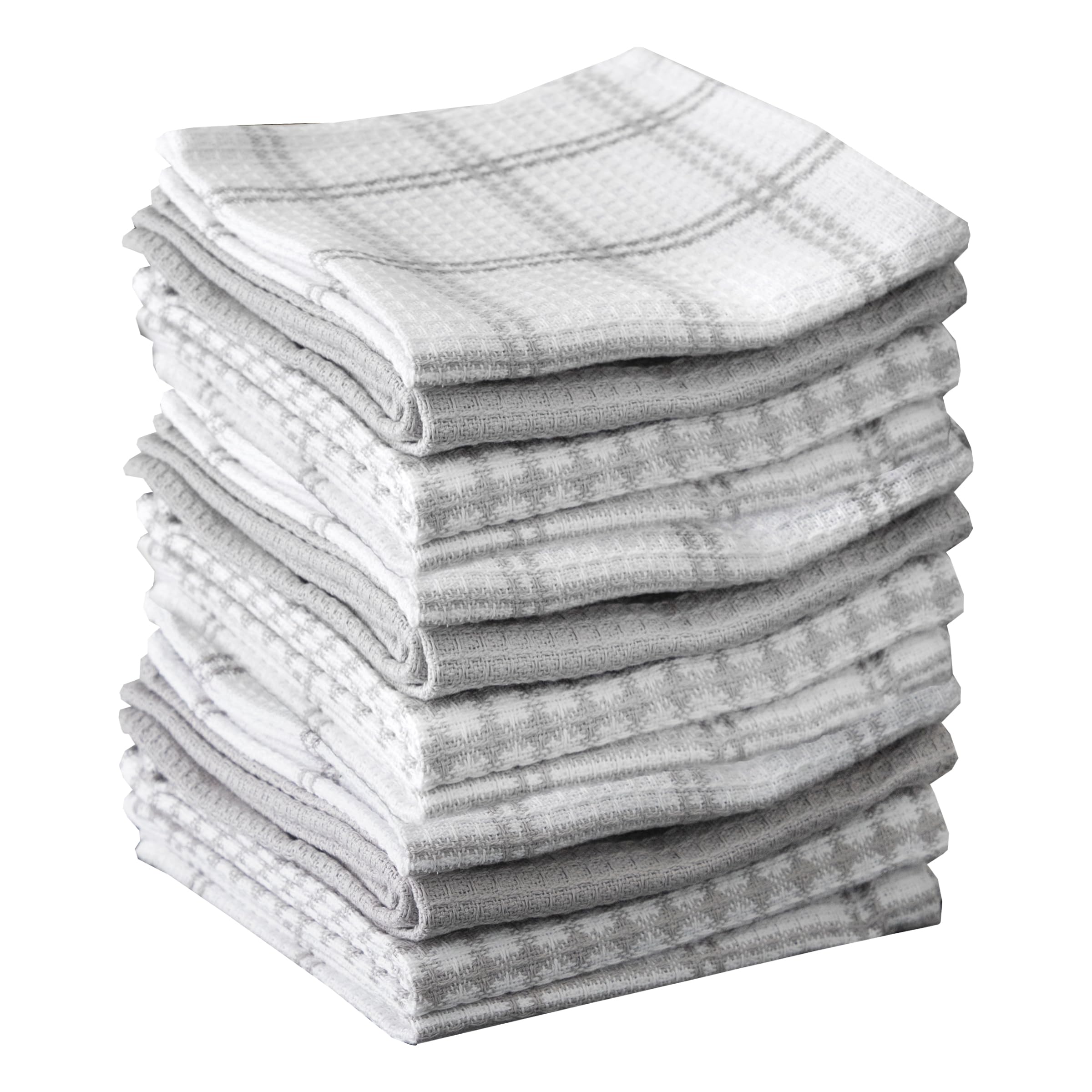Paños De Cocina T-fal Premium Waffle 100% Algodón, 30 X 33 Cm, Gris 12 - Venta Internacional. $748