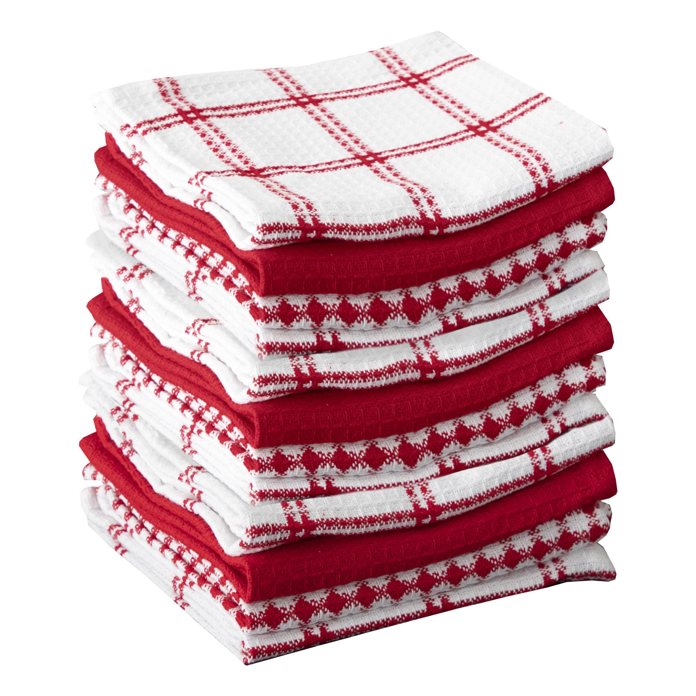 Paños De Cocina T-fal Premium Waffle 100% Algodón, 30 X 33 Cm (paquete De 12) - Venta Internacional.