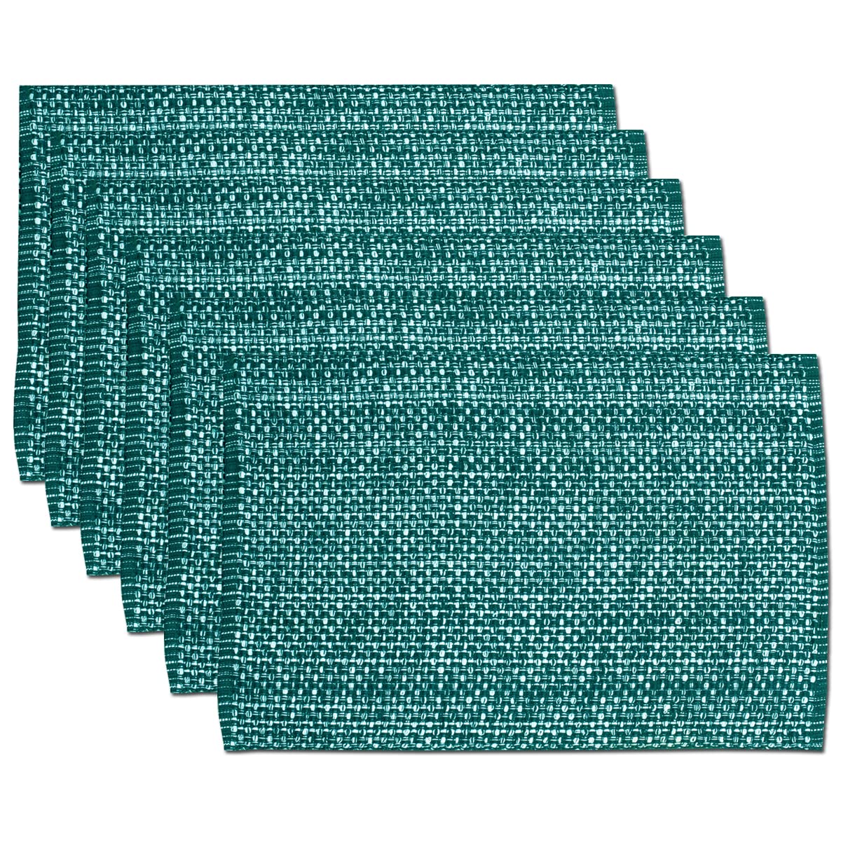 Foto 1 | Juego De 6 Unidades De La Colección Sweet Home De Placemats Algodón Turquesa - Venta Internacional