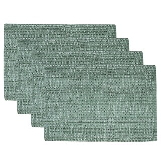 Foto 1 | Manteles Individuales De La Colección Sweet Home, 100% Algodón, 10 X 19 Cm, Color Gris Claro - Venta Internacional.