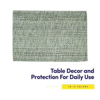 Foto 4 | Juego De 4 Unidades De La Colección Sweet Home De Placemats, 100% Algodón, Color Verde Claro - Venta Internacional.