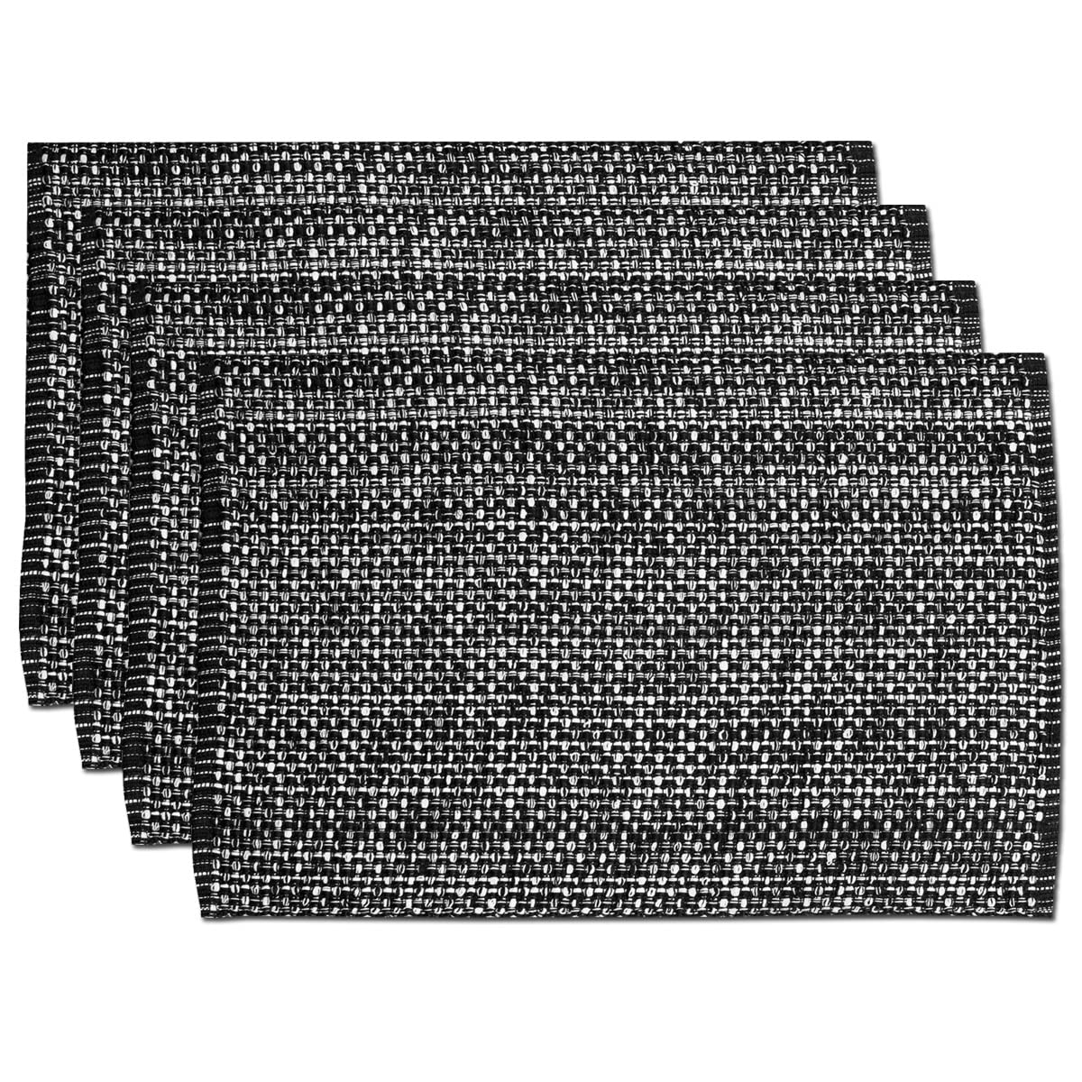 Foto 2 pulgar | Manteles Individuales Sweet Home Negro 4 Piezas 100% Algodón- Venta Internacional