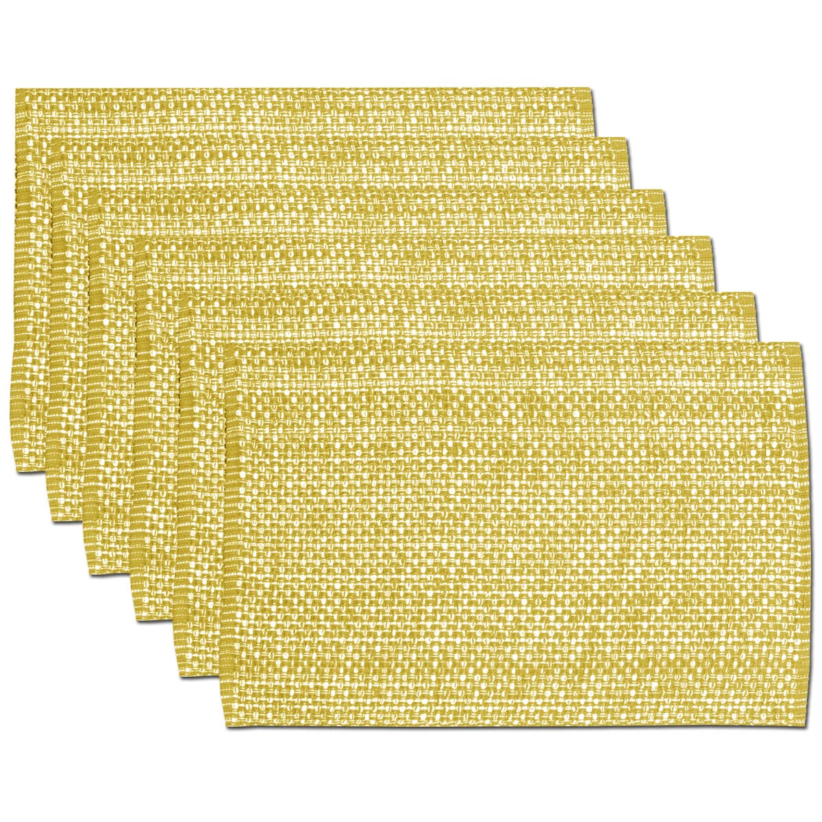 Foto 2 pulgar | Juego de 6 Manteles Individuales de Algodón Dorado - Venta Internacional