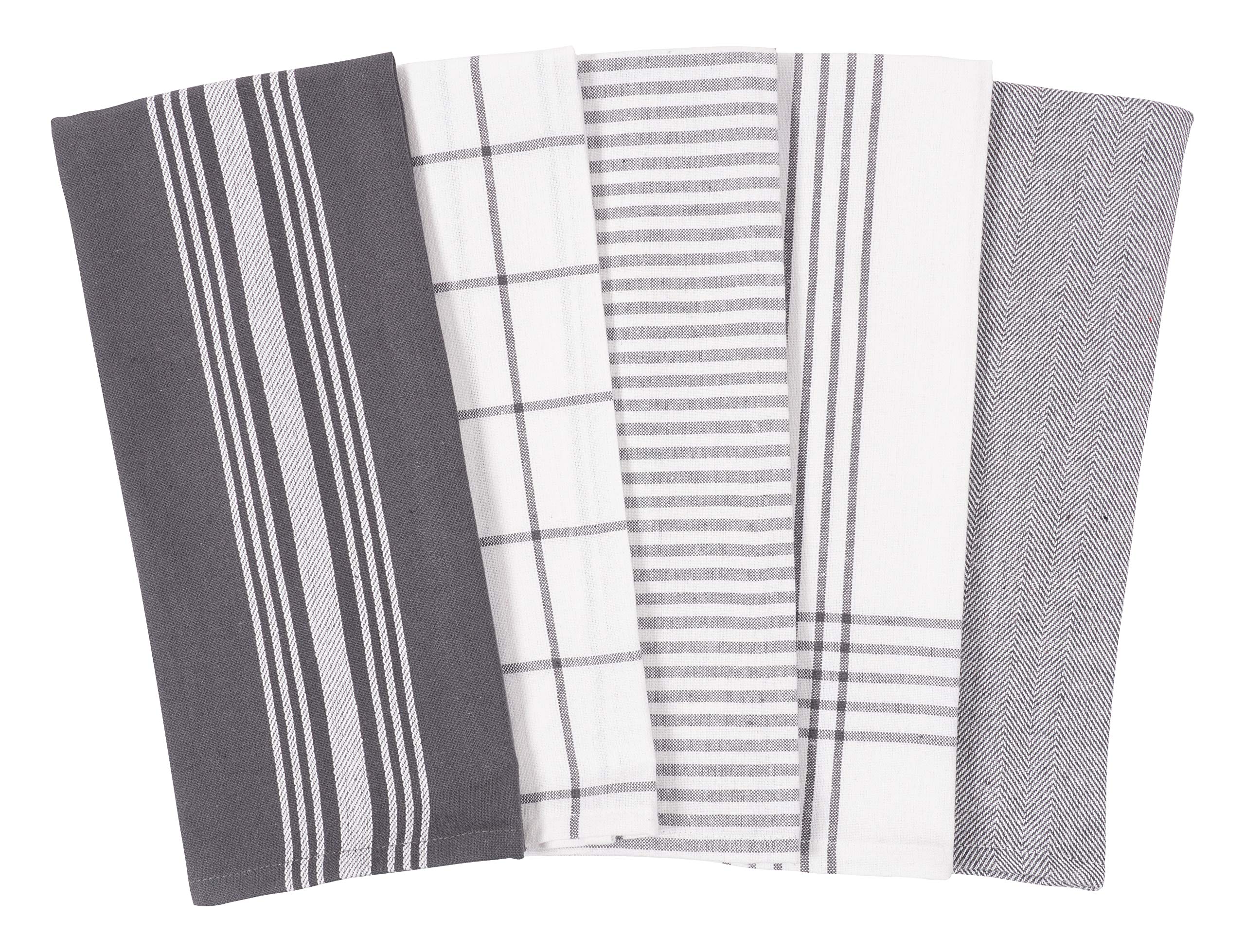 Foto 5 pulgar | Juego De Paños De Cocina Kaf Home Soho, 10 Unidades, 45 X 70 Cm, Color Carbón - Venta Internacional.