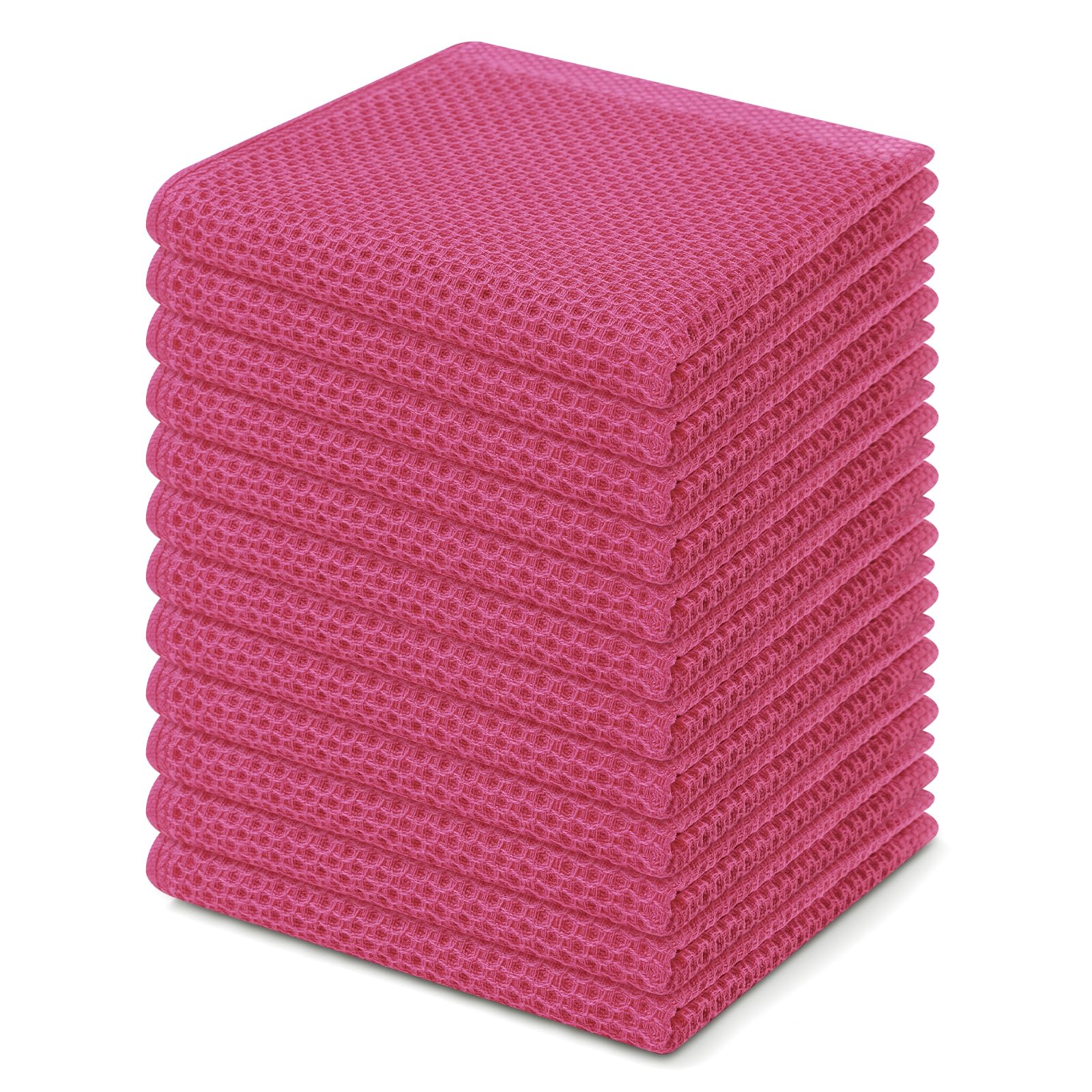 Foto 1 | Paños De Cocina Kitinjoy, 100% Algodón, Tejido Gofrado, Paquete De 12 - Venta Internacional.