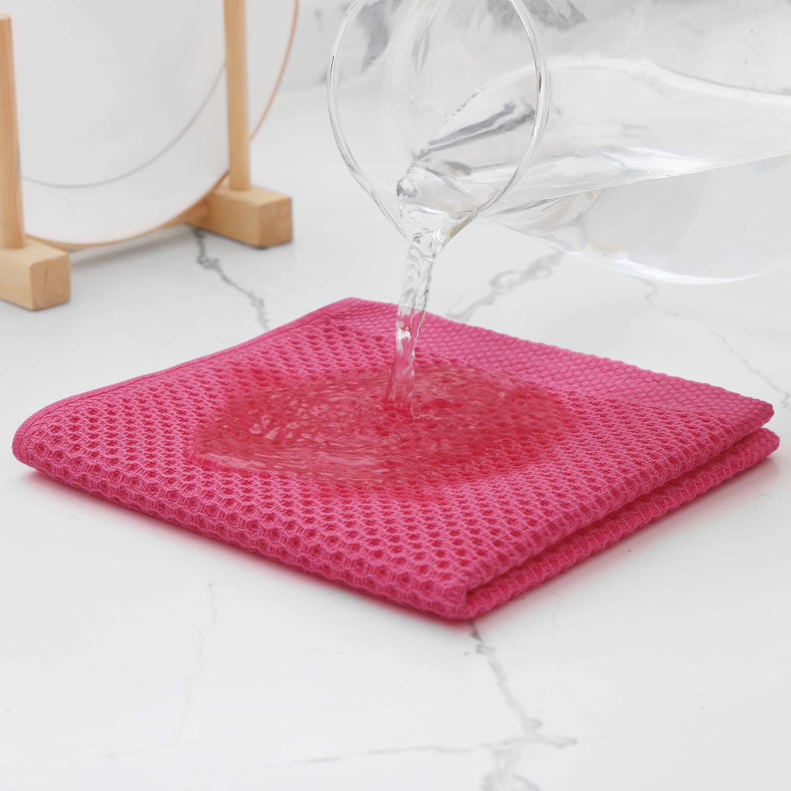 Foto 4 pulgar | Paños De Cocina Kitinjoy, 100% Algodón, Tejido Gofrado, Paquete De 12 - Venta Internacional.