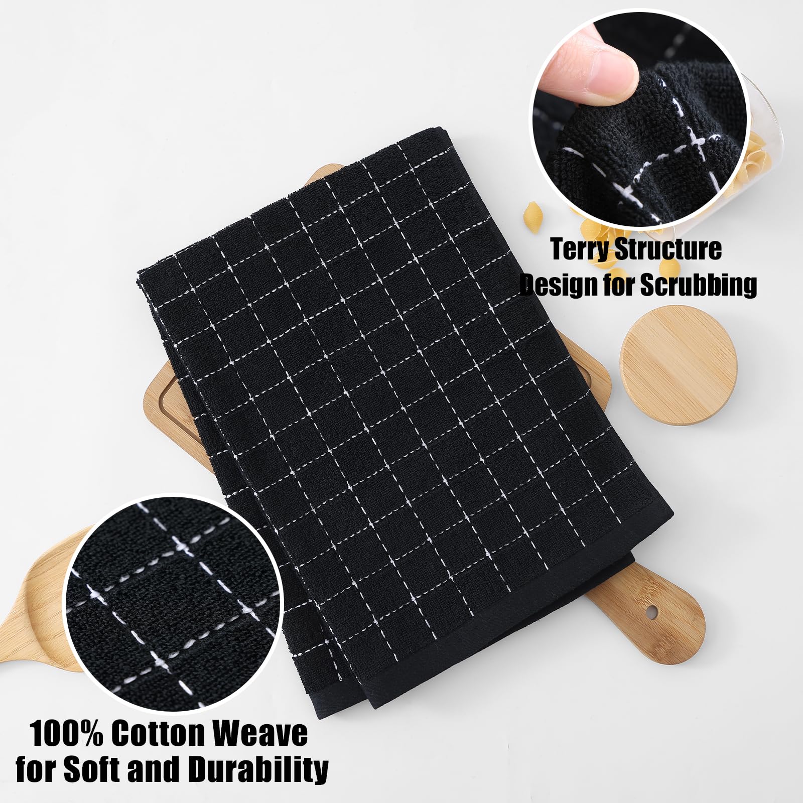 Foto 3 pulgar | Juego De Paños De Cocina Y Paños De Cocina Homaxy Extra Grande, 8 Piezas - Venta Internacional.