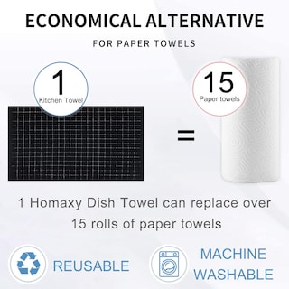 Foto 7 | Juego De Paños De Cocina Y Paños De Cocina Homaxy Extra Grande, 8 Piezas - Venta Internacional.