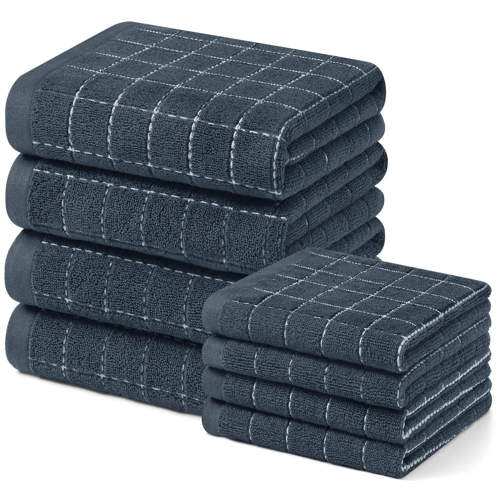 Foto 2 pulgar | Juego De Paños De Cocina Y Paños De Cocina Homaxy Extra Grande, 8 Piezas - Venta Internacional.