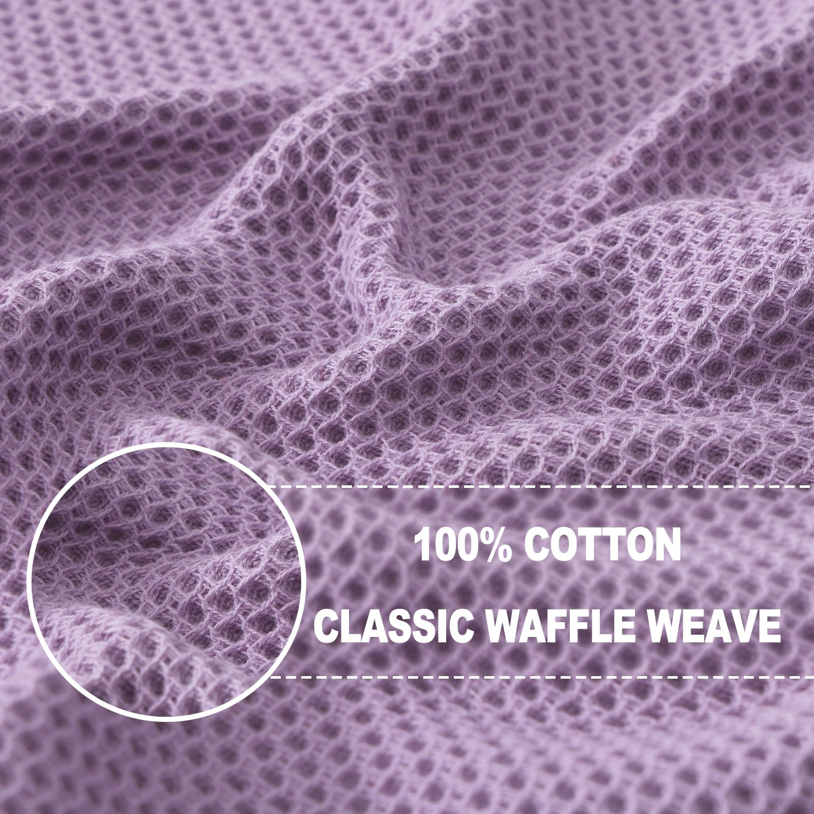 Foto 3 pulgar | Paños De Cocina Homaxy Waffle Weave, 100% Algodón, Paquete De 8 - Venta Internacional.