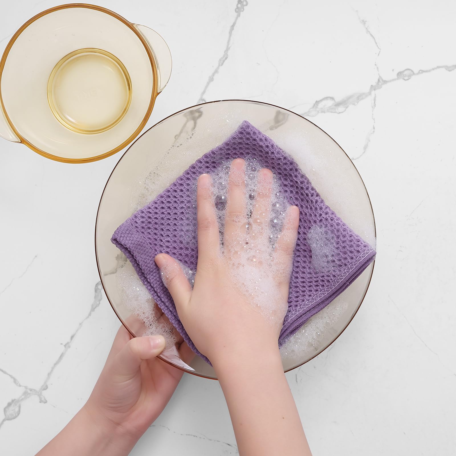Foto 5 pulgar | Paños De Cocina Homaxy Waffle Weave, 100% Algodón, Paquete De 8 - Venta Internacional.