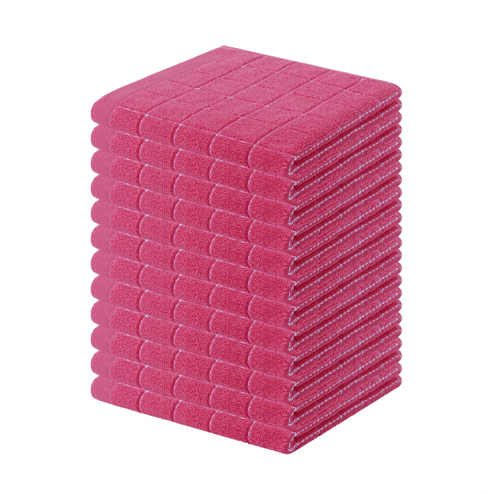 Foto 2 pulgar | Paños De Cocina Homaxy, 100% Algodón, Rizo, 30 X 30 Cm, Paquete De 12 - Venta Internacional.