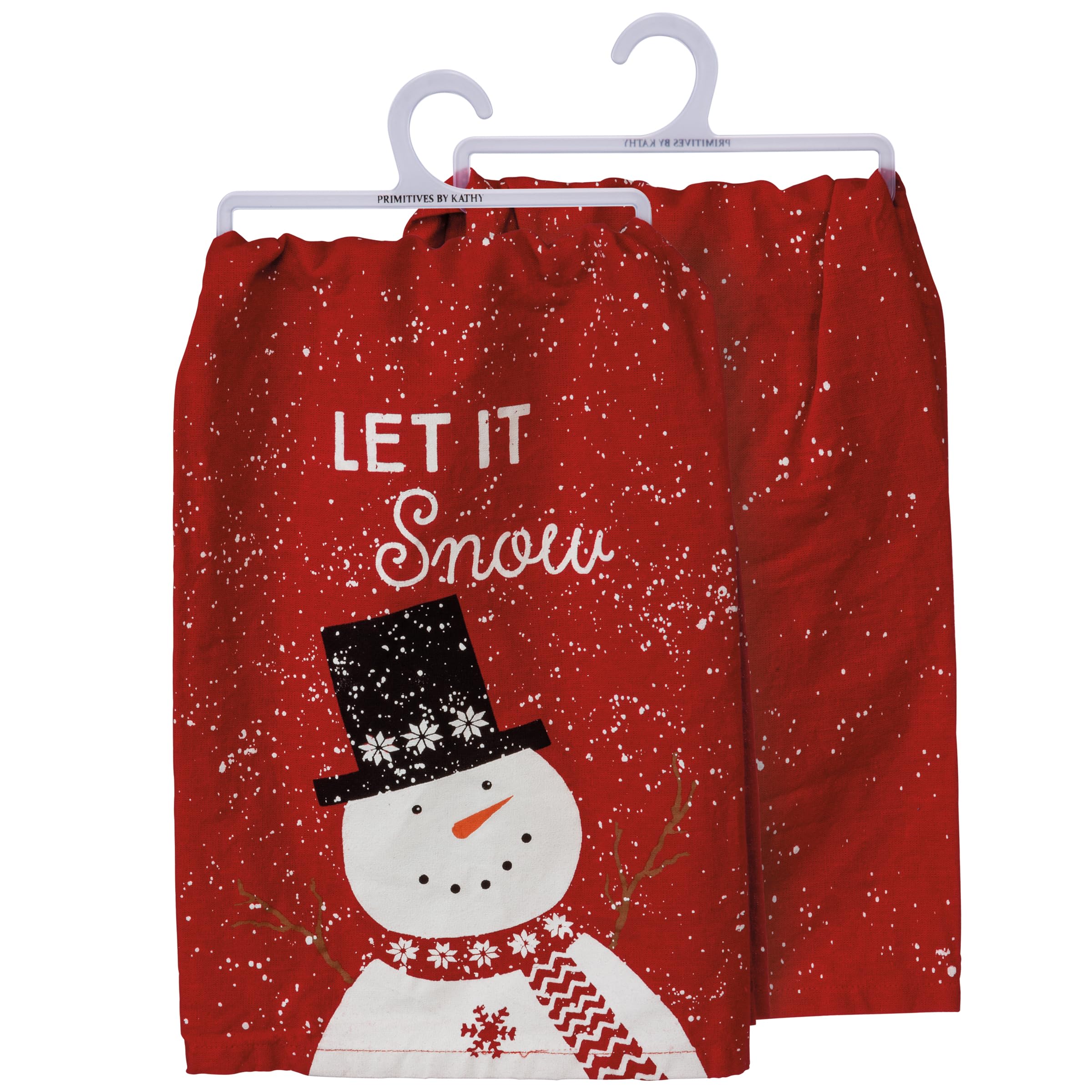 Foto 2 pulgar | Toalla De Cocina Primitives De Kathy Let It Snow Home Decor - Venta Internacional.