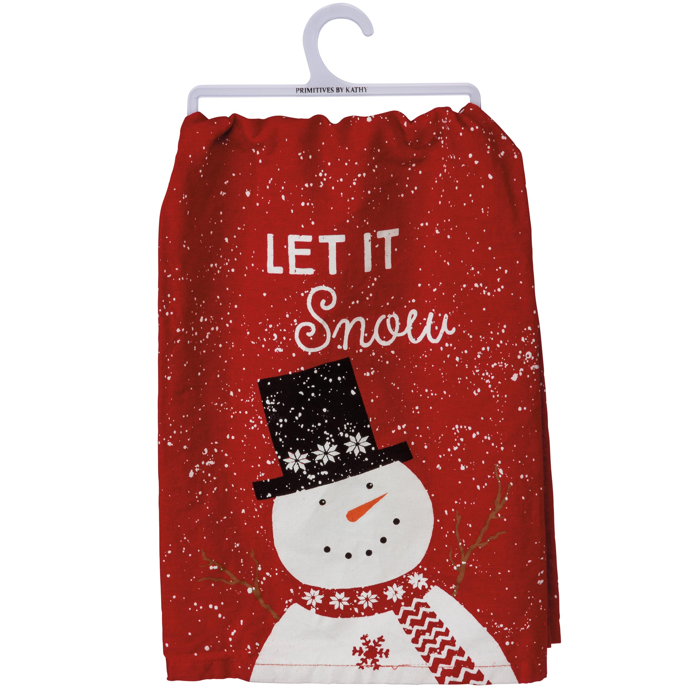 Foto 3 pulgar | Toalla De Cocina Primitives De Kathy Let It Snow Home Decor - Venta Internacional.