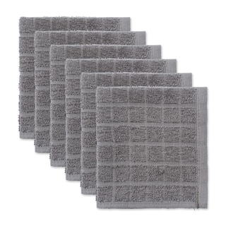 Foto 1 | Juego De Paños De Cocina Dii Basic Terry Collection Windowpane Grey, 6 Piezas - Venta Internacional.