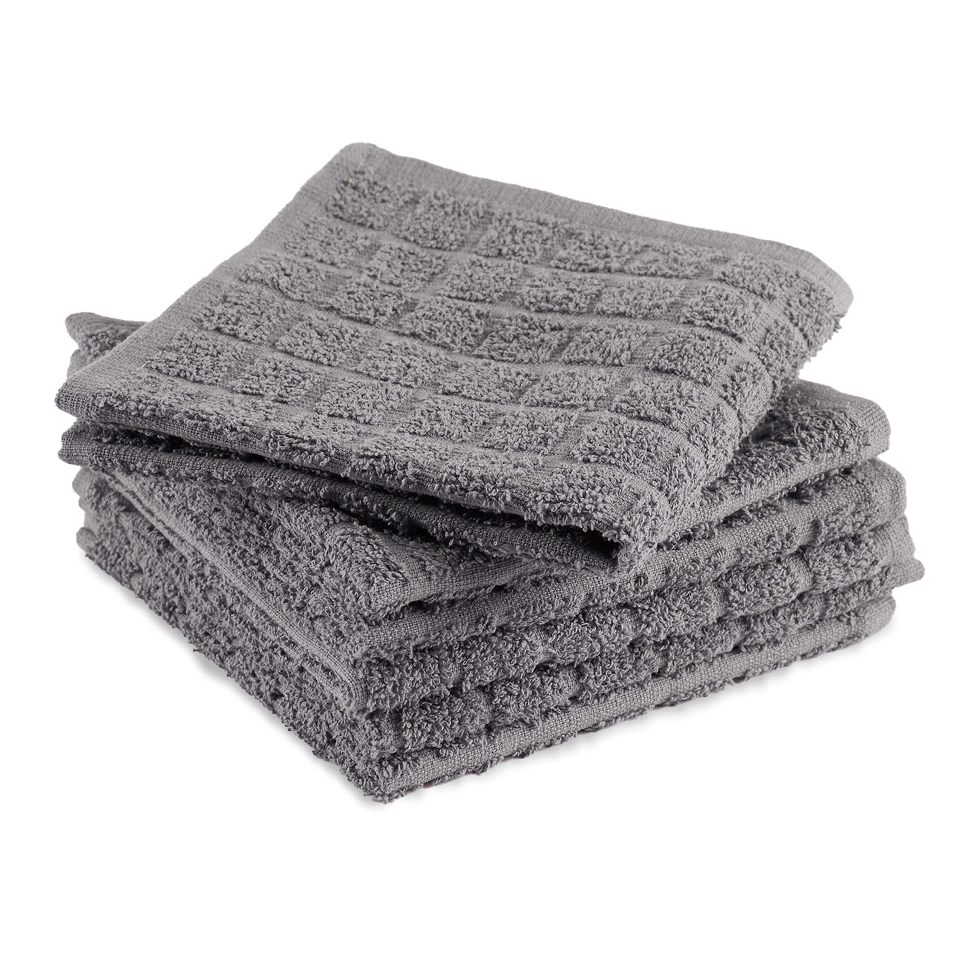 Foto 3 pulgar | Juego De Paños De Cocina Dii Basic Terry Collection Windowpane Grey, 6 Piezas - Venta Internacional.